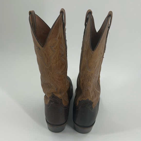 Lucchese 2000 Brown Cowboy Boots Size 9 EE - Picture 4 of 7